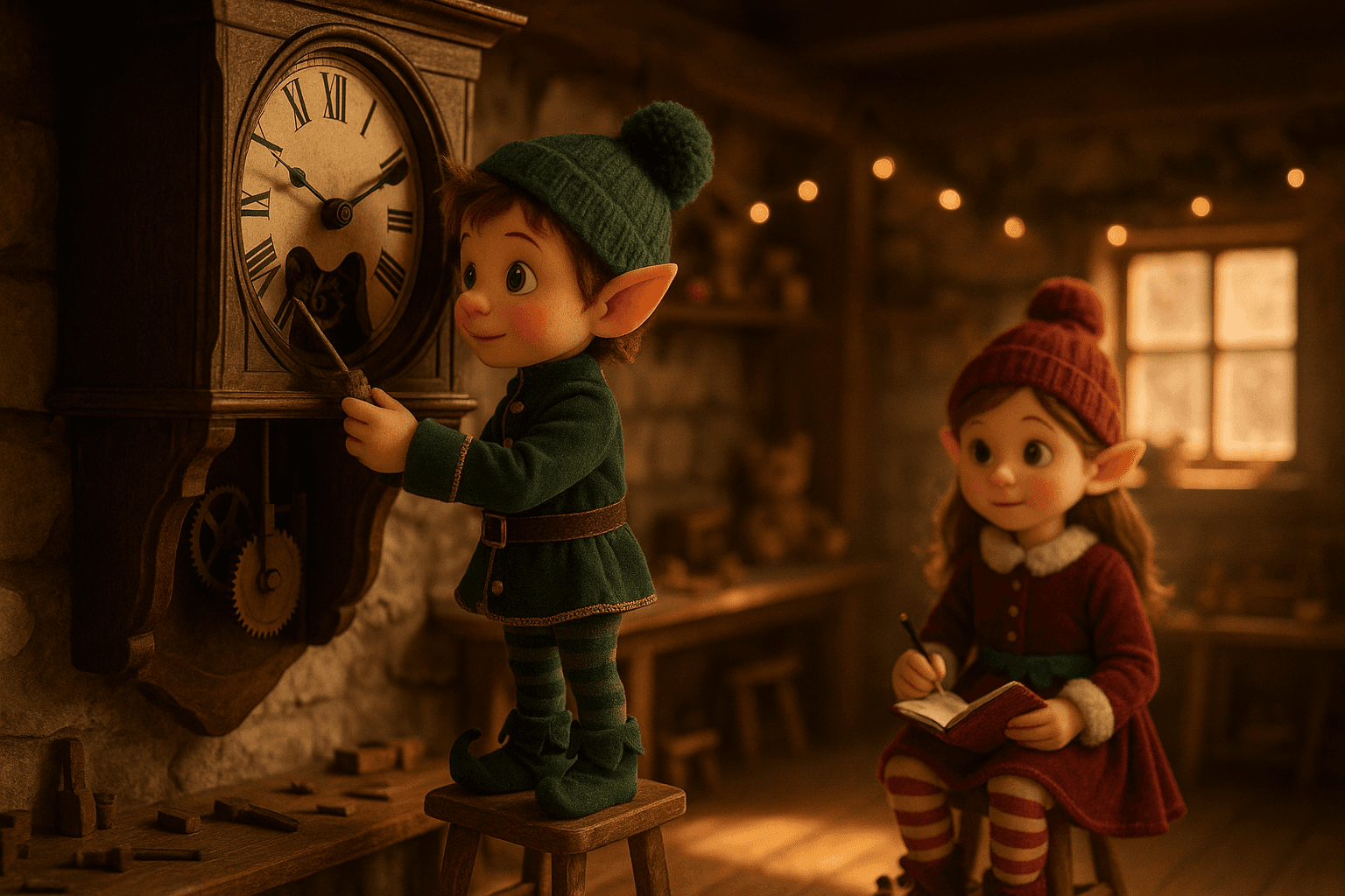 Illustration pour L'horloge réveillée